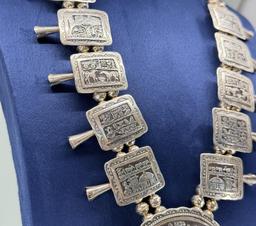 McBride Lomayestewa Hopi Squash Blossom Necklace