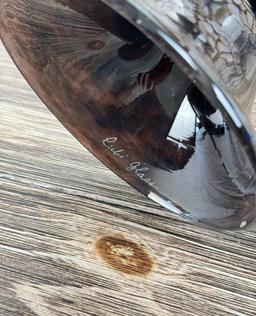 Rubi Art Glass Console Bowl