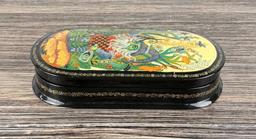 Russian Lacquer Box Fairy Tale Elf