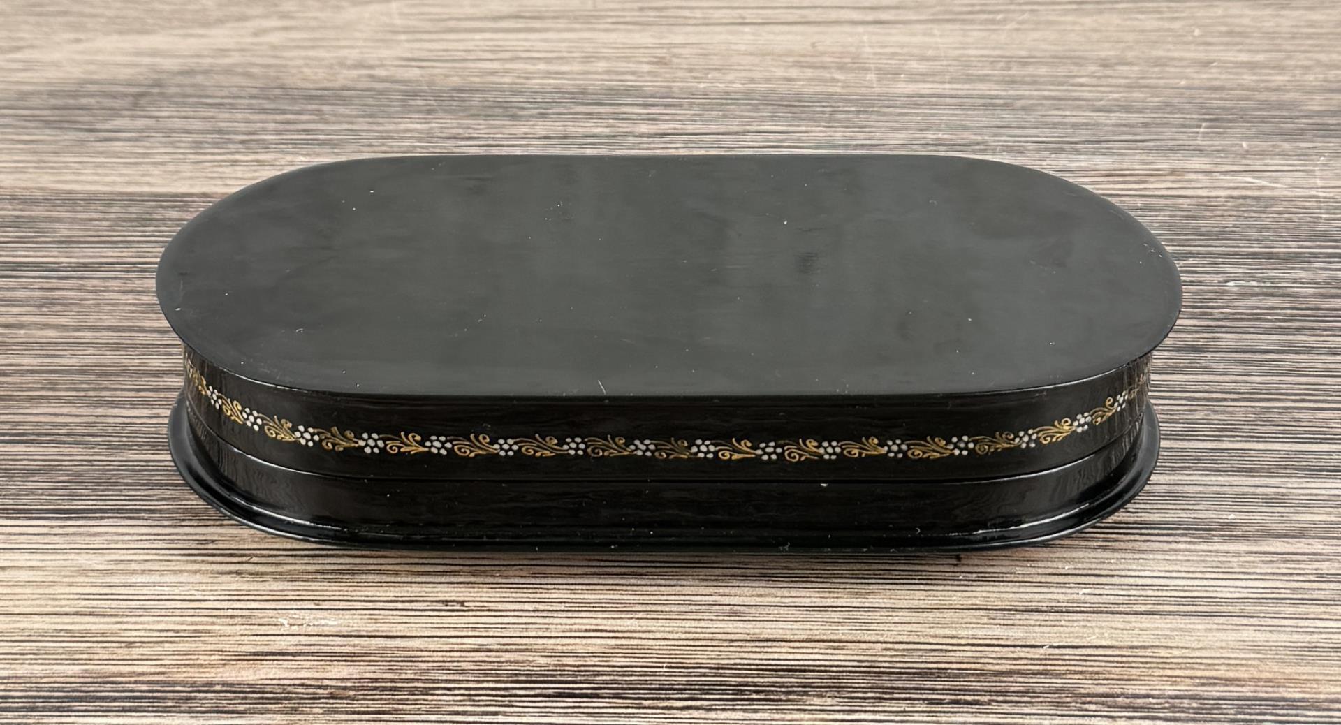 Russian Lacquer Box Fairy Tale Elf
