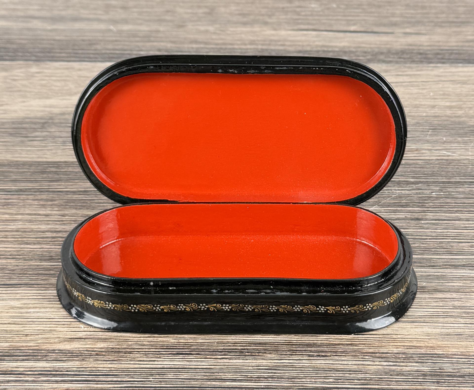 Russian Lacquer Box Fairy Tale Elf