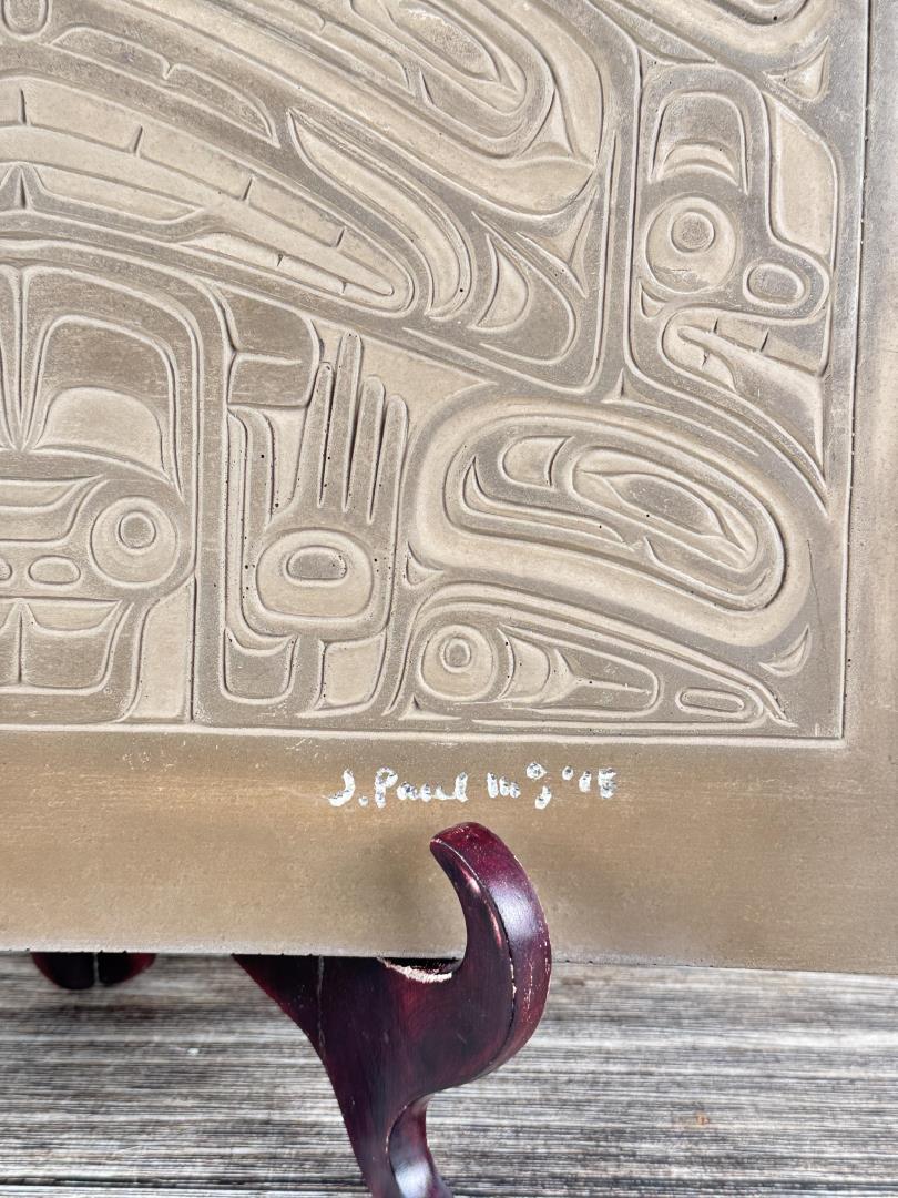 Joseph Illig Northwest Coast Indian Panel Crabcat