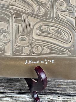 Joseph Illig Northwest Coast Indian Panel Crabcat