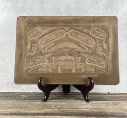 Joseph Illig Northwest Coast Indian Panel Crabcat