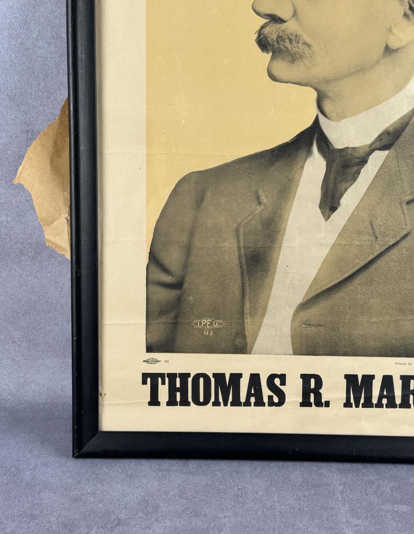 Thomas R. Marshall for Vice President Poster