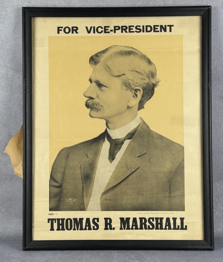 Thomas R. Marshall for Vice President Poster