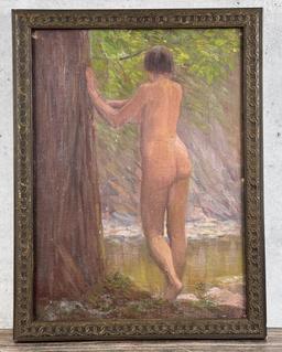 Frederick Kress Painting Nude Big Sur California