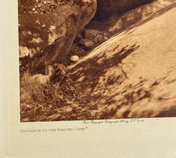 Edward Curtis Photogravure Entrance Painted Cave