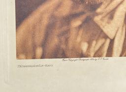Edward Curtis Photogravure Tachahaqachile Kato