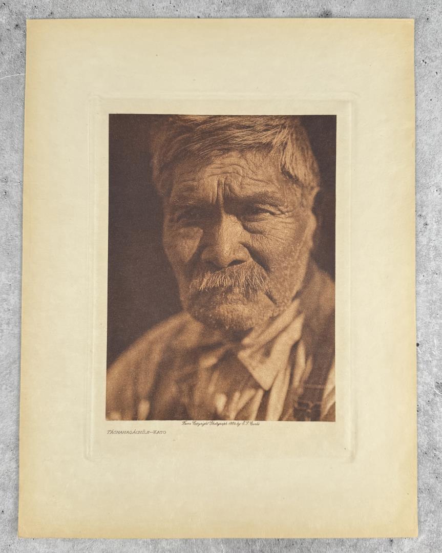 Edward Curtis Photogravure Tachahaqachile Kato