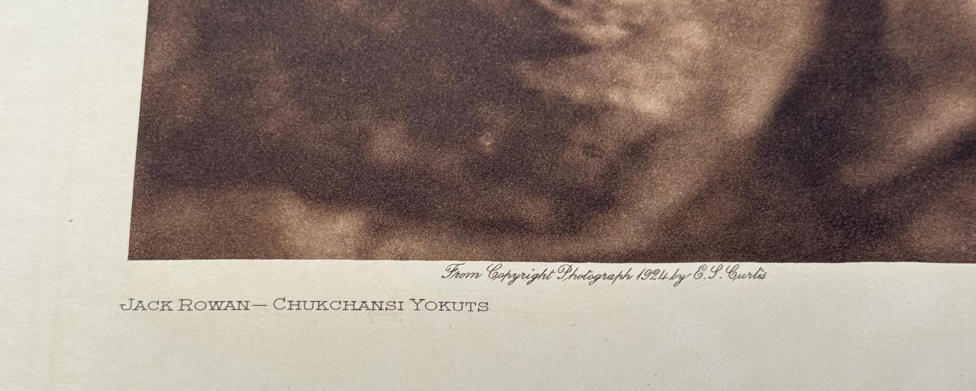 Edward Curtis Photogravure Jack Rowan