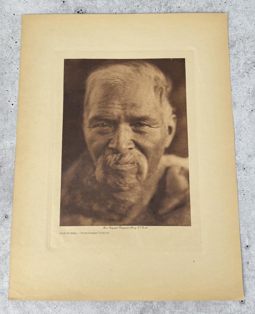 Edward Curtis Photogravure Jack Rowan