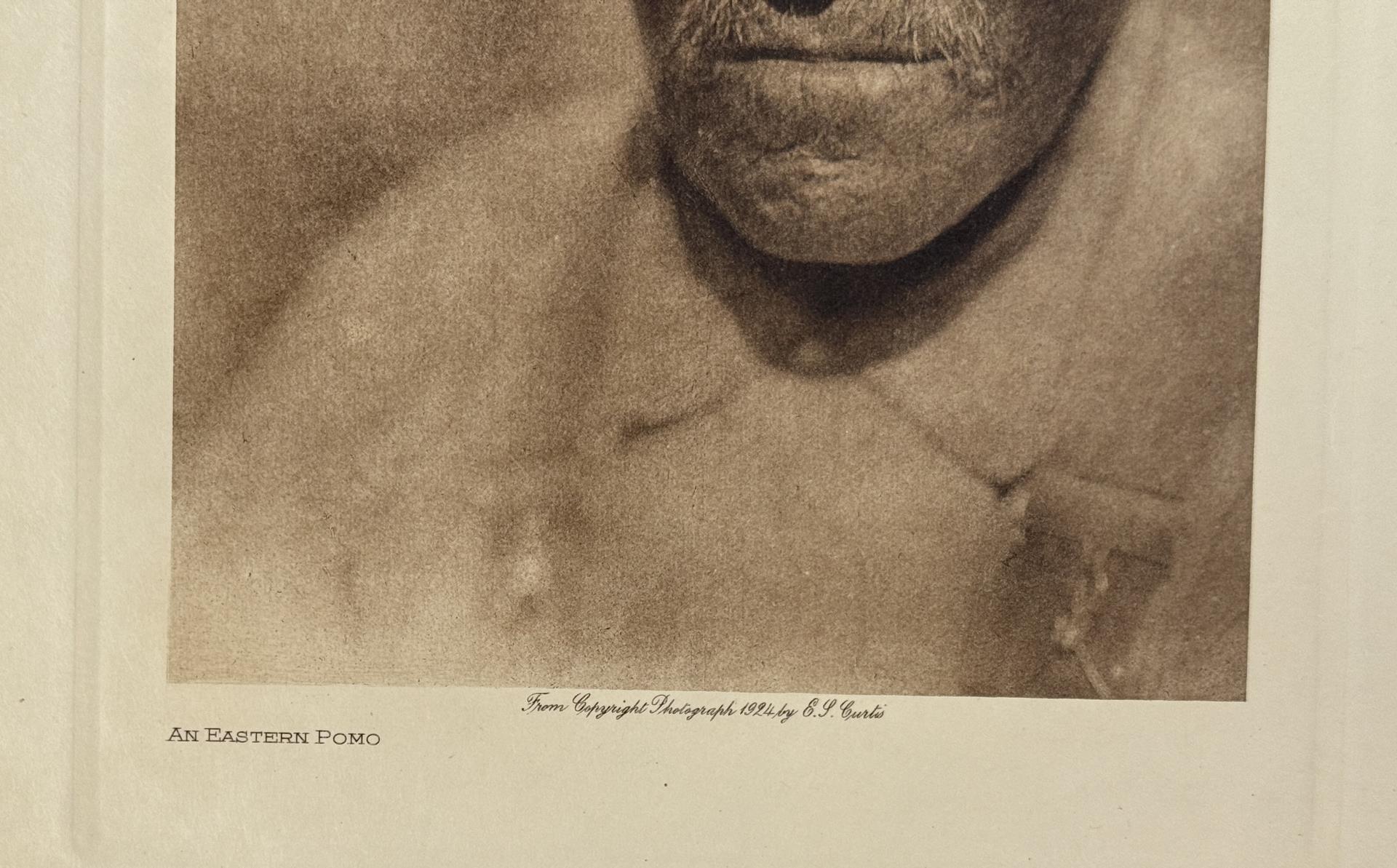 Edward Curtis Photogravure An Eastern Pomo