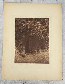 Edward Curtis Photogravure A Pomo Camp