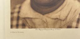 Edward Curtis Photogravure A Maidu Woman
