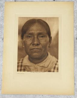 Edward Curtis Photogravure A Maidu Woman