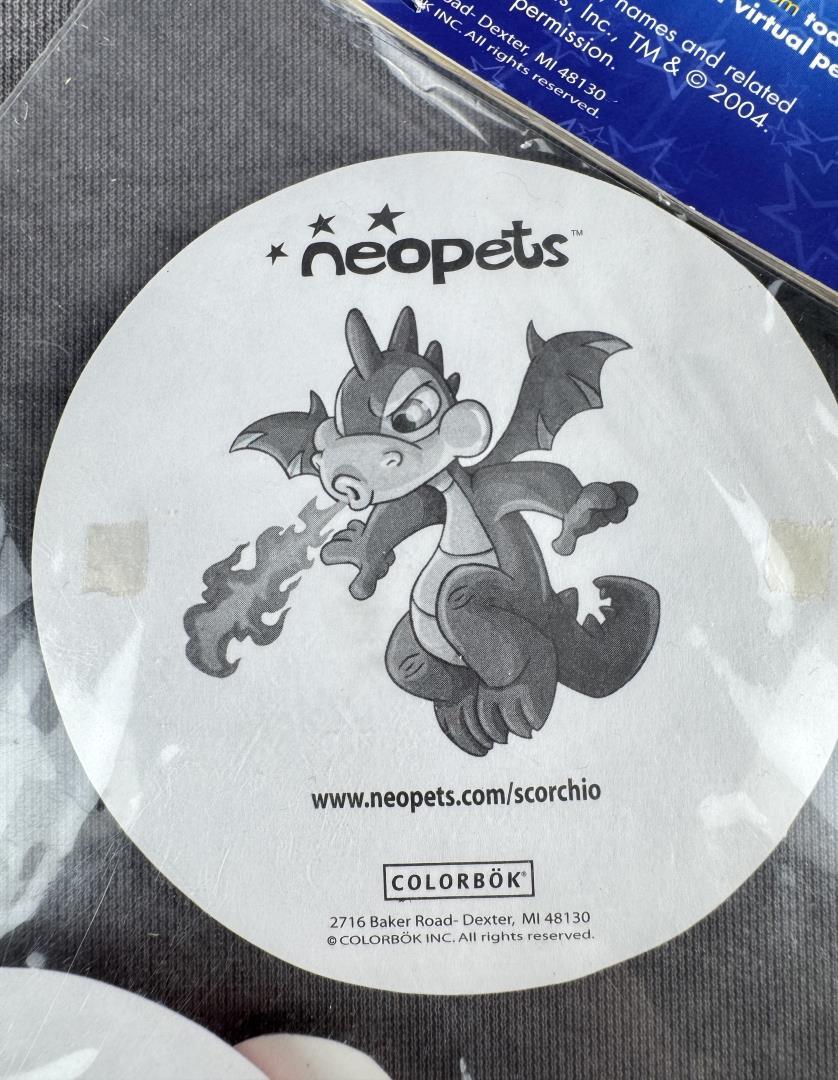 Neopets 3D Jumbo Stickers