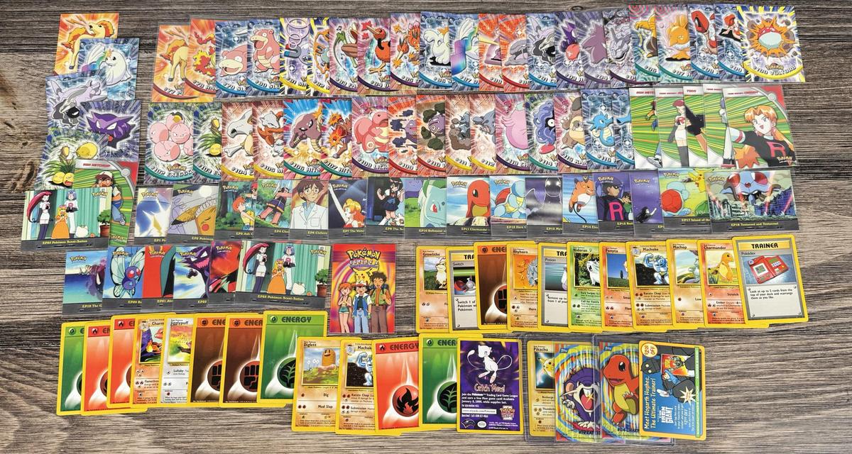 Collection of Topps WATC Pokemon Cards