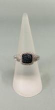 Sterling Silver Black Spinel Ring