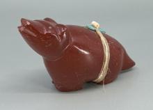 Alice Homer Large Zuni Pipestone Bear Fetish
