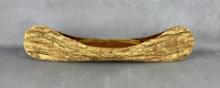 Native American Indian Elm Bark Canoe