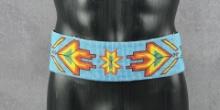 Blackfoot Native American Indian Beaded Belt