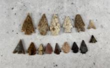 Ancient Native American Indian Arrowheads