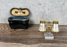 Antique Mother of Pearl French Opera Glasses