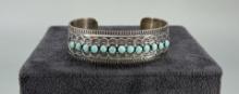 M Morgan Zuni Sterling Turquoise Bracelet