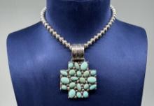 Gilbert Secatero Navajo Turquoise Sterling