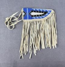 Native American Indian Beaded Knife Sheath