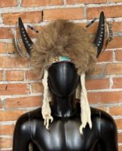 Plains Native American Indian Buffalo Headdress