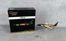 Gemini 200 Alaska Airlines Boeing Desk Model