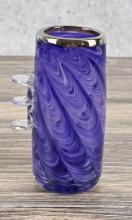Claude Kurtz Studio Art Glass Vase