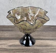 Rubi Art Glass Console Bowl