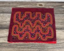 Kuna Mola Cloth Panel