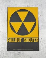 US Department of Defense Fallout Shelter Sign
