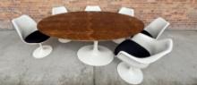 Eero Saarinen for Knoll Oval Rosewood Tulip Table