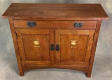 Stickley Harvey Ellis Console Table Cabinet