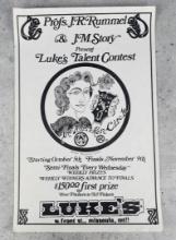 Jay Rummel Missoula Montana Lukes Bar Poster