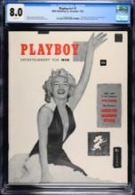 Playboy #1 December 1953 Marilyn Monroe CGC 8.0