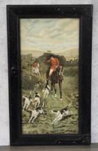 Fox Hunt Lithograph Print