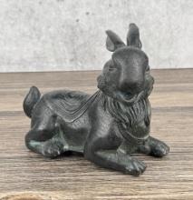 Chinese Bronze Lucky Rabbit