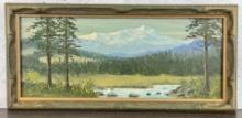 Glen Payton Bankson Washington Oil Painting