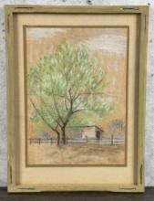 Glen Payton Bankson Washington Pastel Drawing