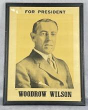 Woodrow Wilson for President Poster