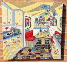 Nan Hass Feldman Oil Painting