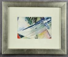 L.A. Lamie Indiana Mixed Media Painting