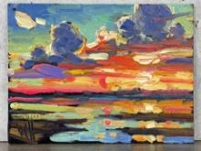 William Hawkins Arizona Oil on Board Painting