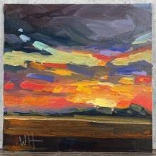 William Hawkins Arizona Oil on Board Painting